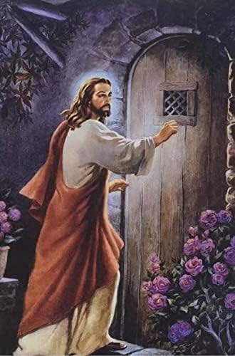 500 Piece Jigsaw Puzzle Jesus Knocking on Your Door School Supplies Challenge Puzzle Educational Game Puzzle for Adults Animal Plant Wooden Puzzle Nature Floor Props Kid Gift Unzip Toy Difficult