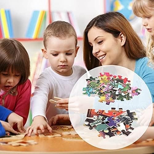 200 Pieces Puzzle Girl Loves Garening and Books Jigsaw Puzzles for Adults and Kids Home Decoration Indoor Activity for Adolescent Children Educational Game Toys