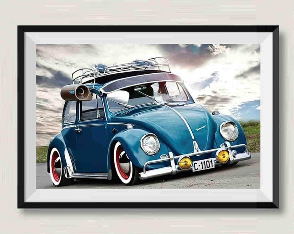 Beetle Car, 3000 Wooden Puzzles, Puzzle Learning Educational Toys for Adults
