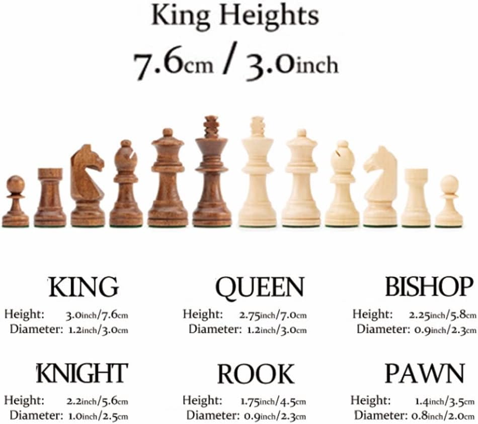 Chess Game Set Chess Set Chess Board Set Wooden Chess & Checkers Set, 2 In 1 Travel Portable Folding Board Games With Felted Game Board Interior For Storage, Extra 24 Wooden Checkers Pieces Chess Boar