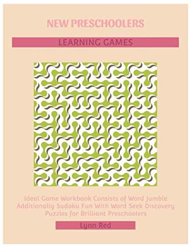 NEW PRESCHOOLERS LEARNING GAMES: Ideal Game Workbook Consists of Word Jumble Additionally Sudoku