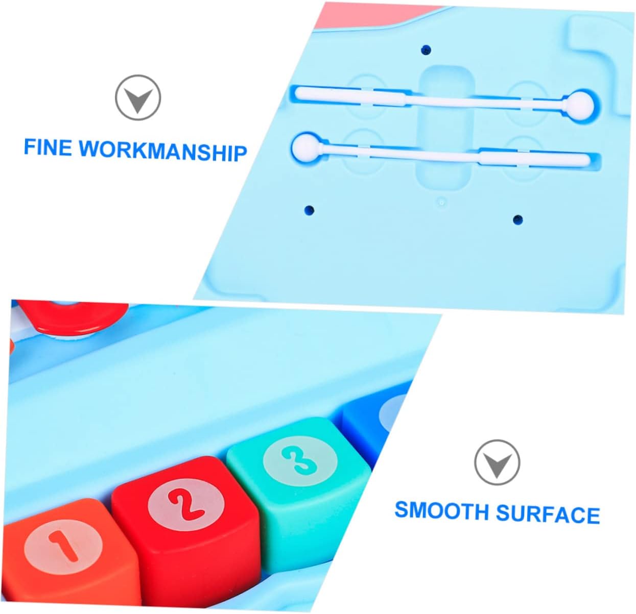 Octave Hand Percussion Piano for Baby Musical Toys Baby Musical Toys Educational Music Toy Musical Knocking Piano Plaything Music Knocking Toy Hand Knock Child Dedicated Abs 1 Set