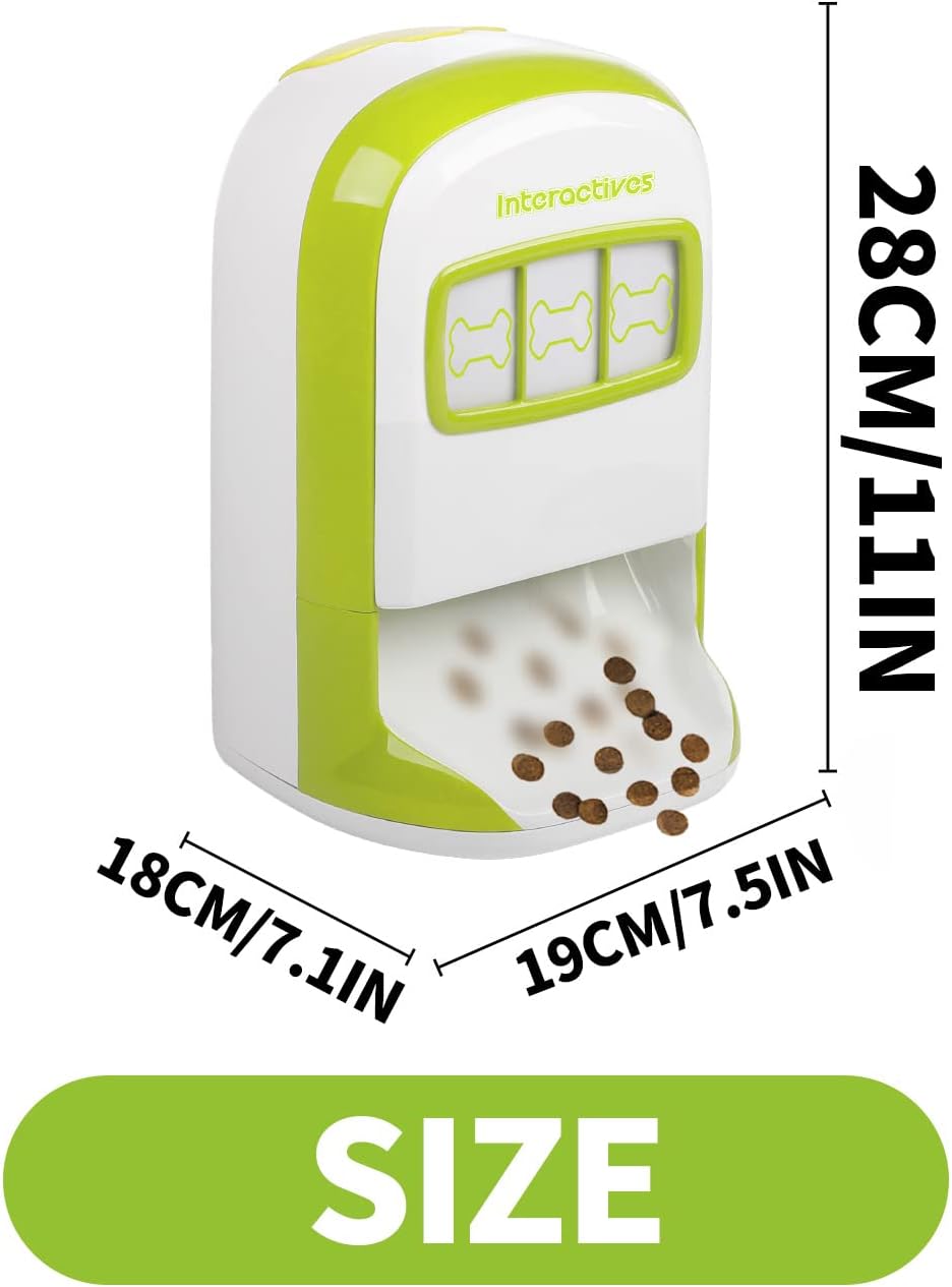 Lucky Treat Dispensing Dog Toys,Automatic Dog Feeder,Interactive Dog Toys for Puppy IQ Stimulation & Mental Enrichment,Treat Training Games