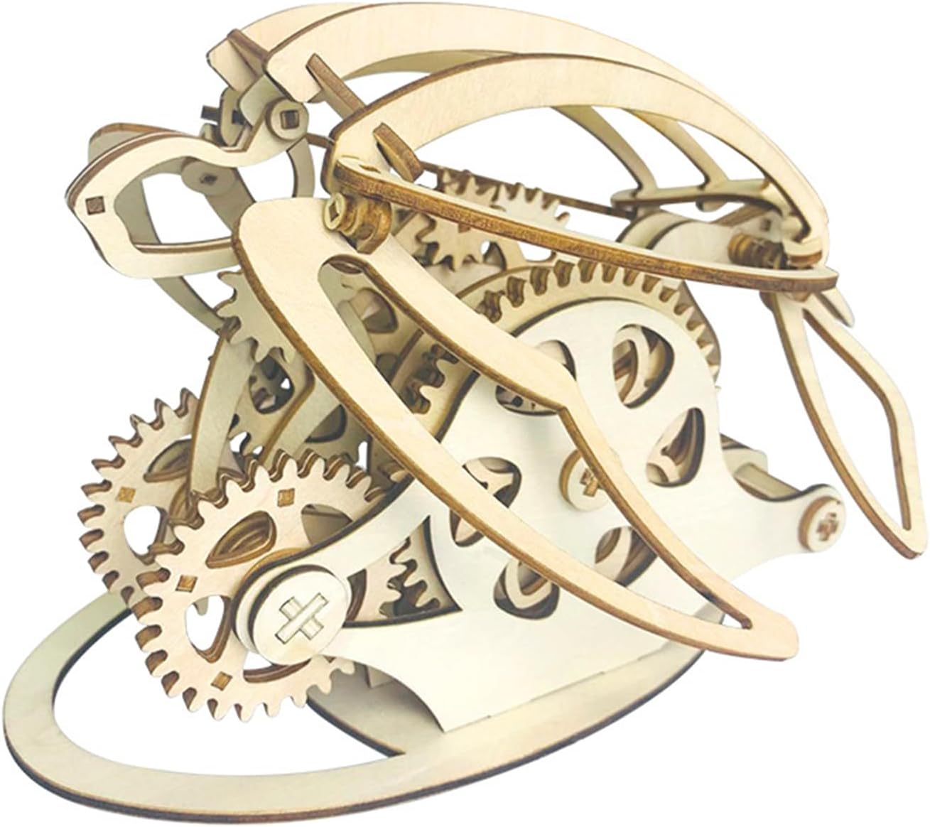 Mechanical Turtle Model 3D Wooden Stereoscopic Puzzle, Parent-Child Interactive Assembling Toys Creative Arts and Crafts Display, Teenagers/Children/Boys and Girls Birthday Gifts