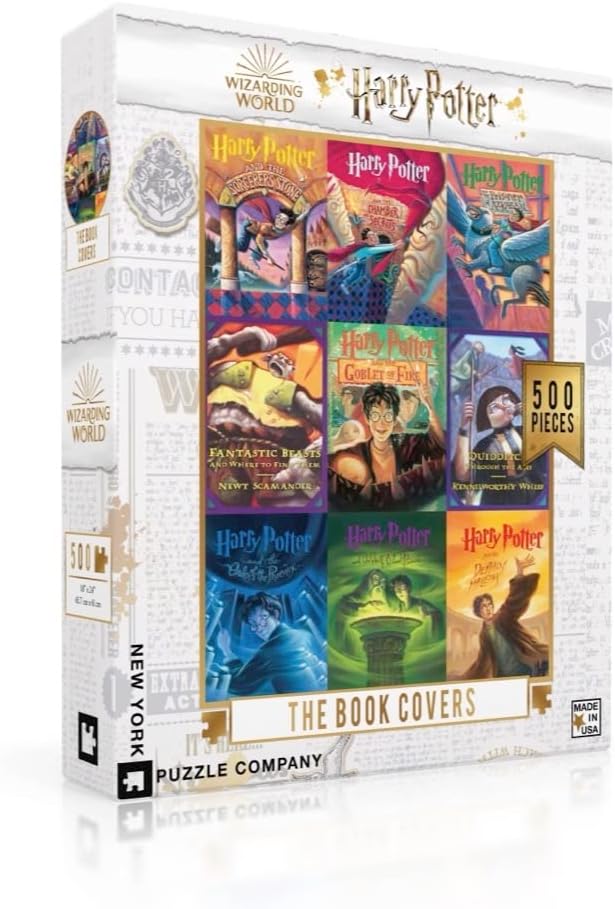 Book Cover Collage - 500 Piece Jigsaw Puzzle