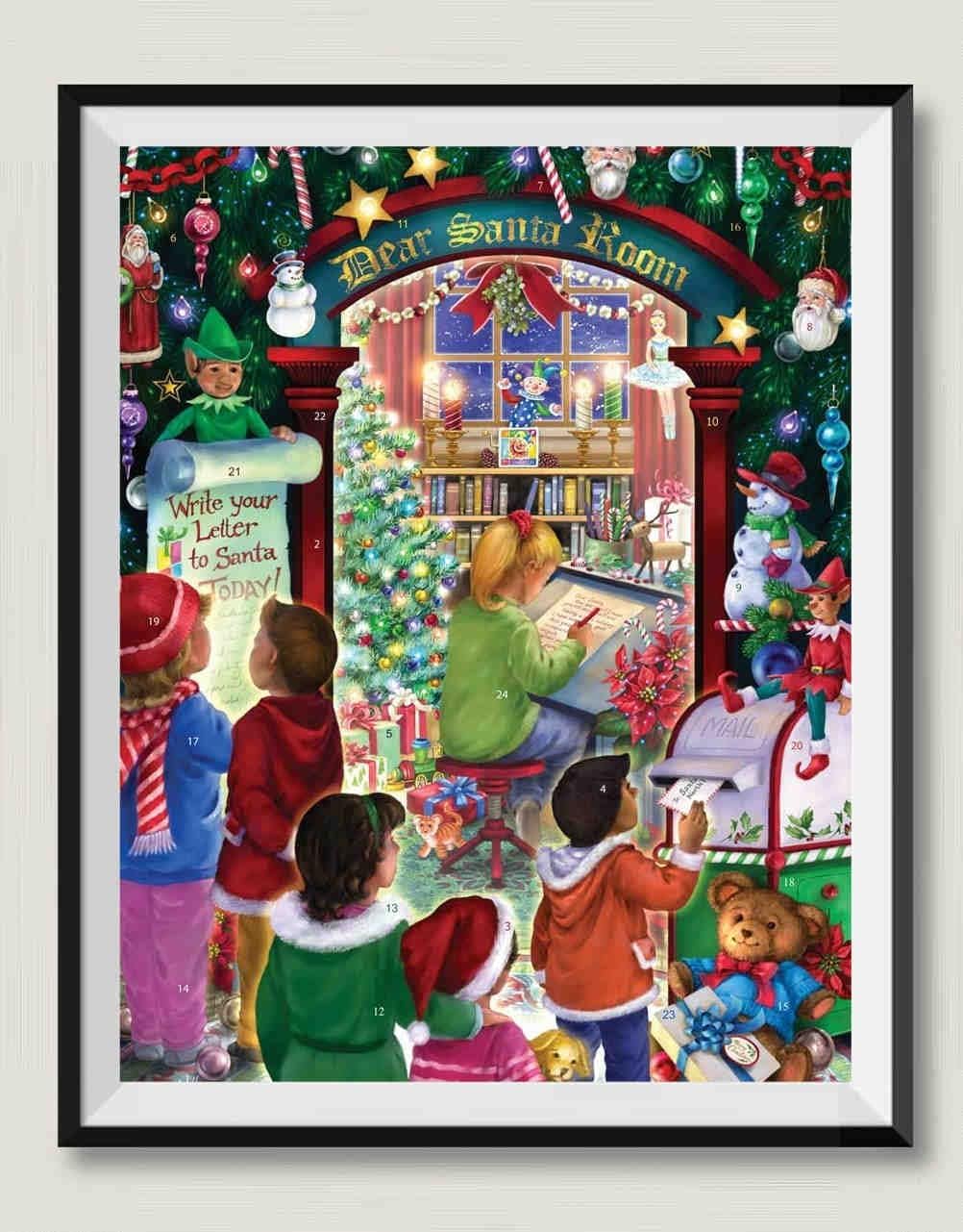 Letter to Santa Claus, 6000 Pieces Wooden Puzzle, Educational Toy, Birthday Gift, Exquisite Packaging