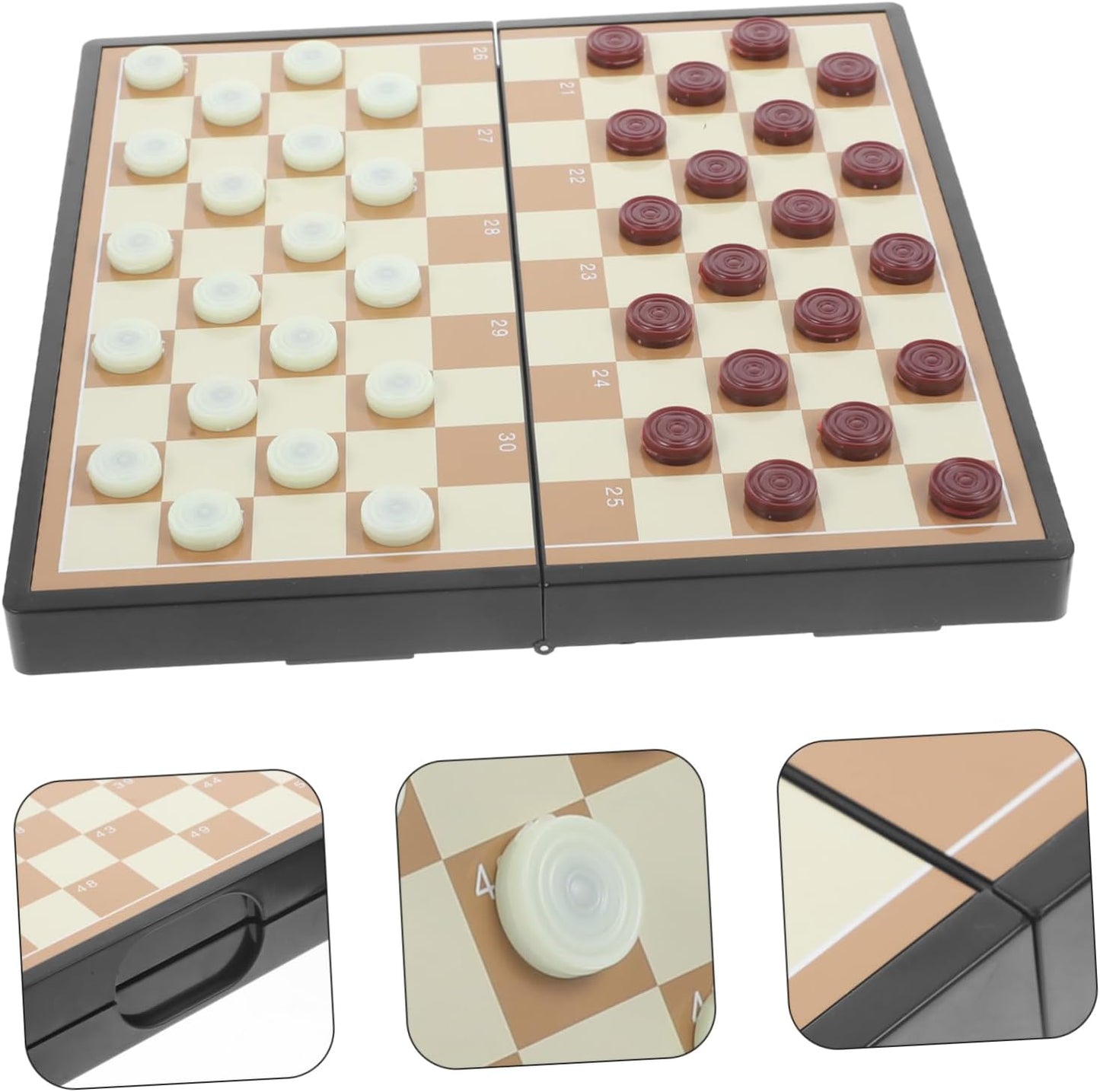 1 Set Educational Checkers Toy Interactive Checkers Kids Toys Kids Checkers Game Desktop aldult Vintage Toys Checkers Checkers Board Game Large Kids Toy Child Magnetic Toys