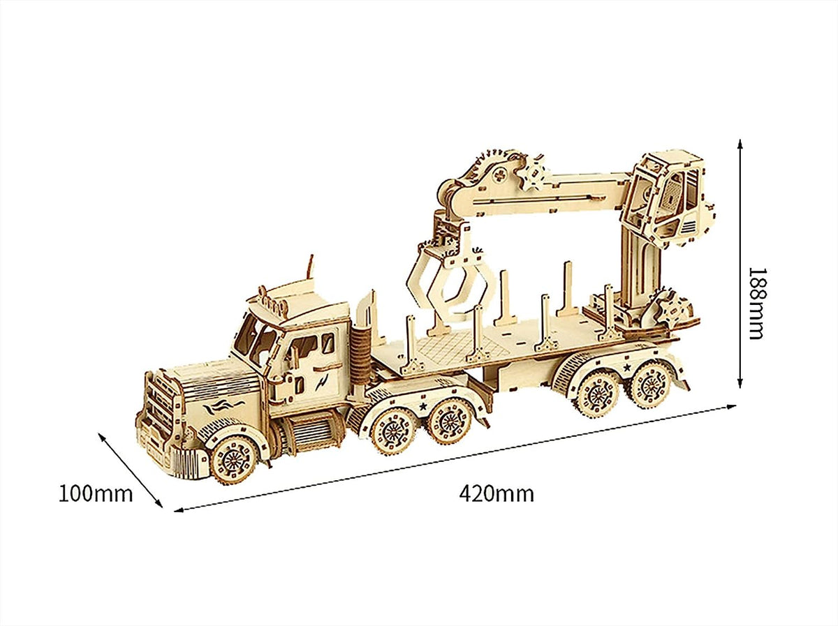 Three-Dimensional Puzzle Toys Wooden Crane Suitable for Teenagers, Men/Women, Families(428Pcs)
