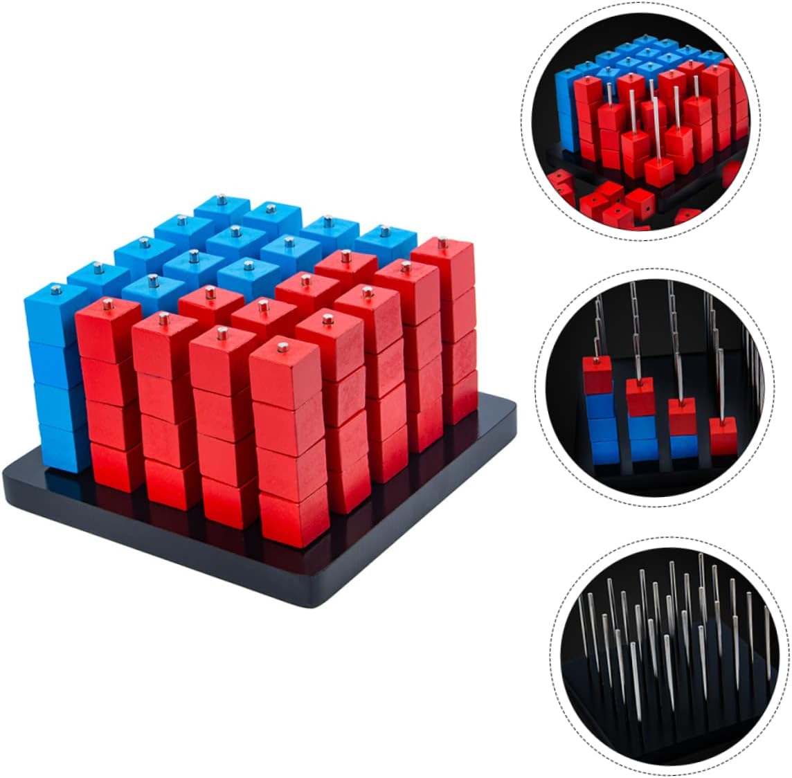 1 Set Gravity Wooden Toys Wooden Jigsaw Puzzles Wooden Chess Board Line up 4 Game Giant Wood Four Connect 4 to Score Game Chess Toy Four Chess Toy for Children Sudoku