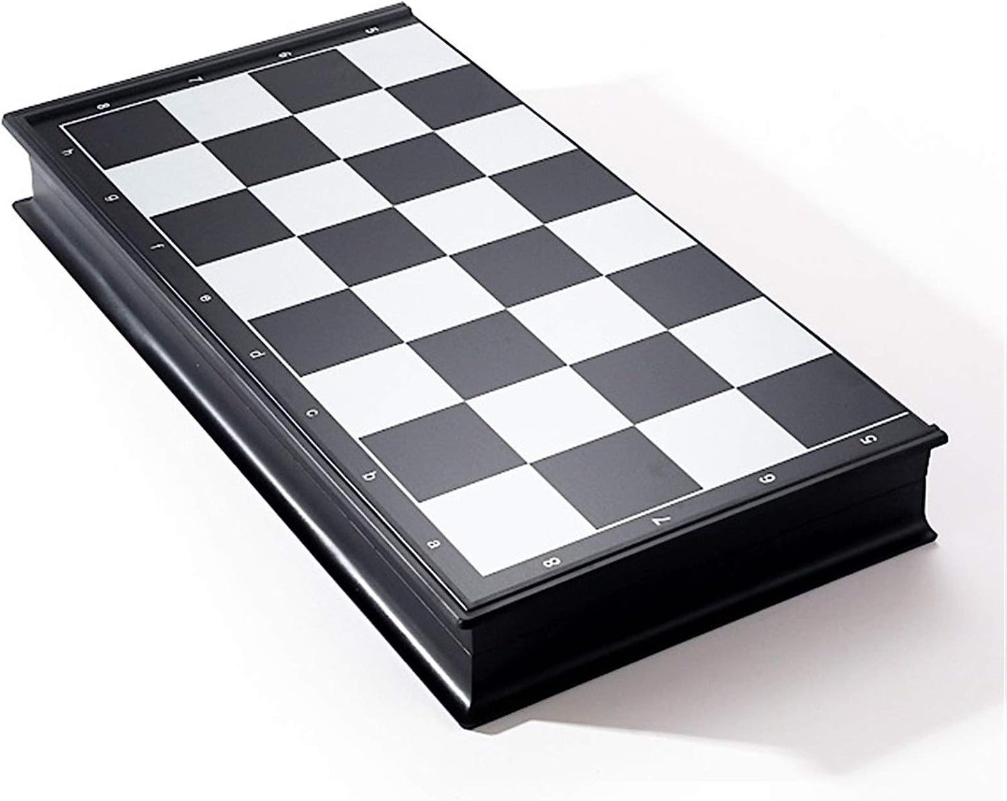 Chess, Mini Chess Set Foldable Plastic Easy to Carry Board, Lightweight Chess Board Game for Children Beginners