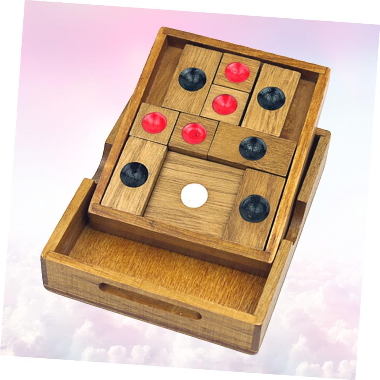 3 Pcs Wood Toys Kids Educational Toys Wooden Chess Board Wooden Checker Board Kids Chess Classic Chess Board Checkerboard Marble Gift Bamboo Child Kids Wooden Toys