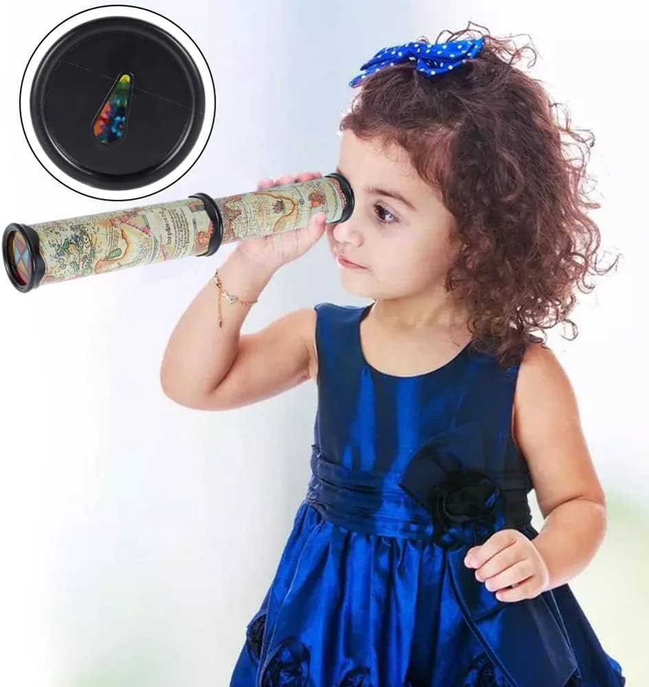 GUANGMING - Kaleidoscope Toy,Magic Rotating Kaleidoscope,Stretchable Long World Kaleidoscope,Educational Toy Kaleidoscope for Children Gifts