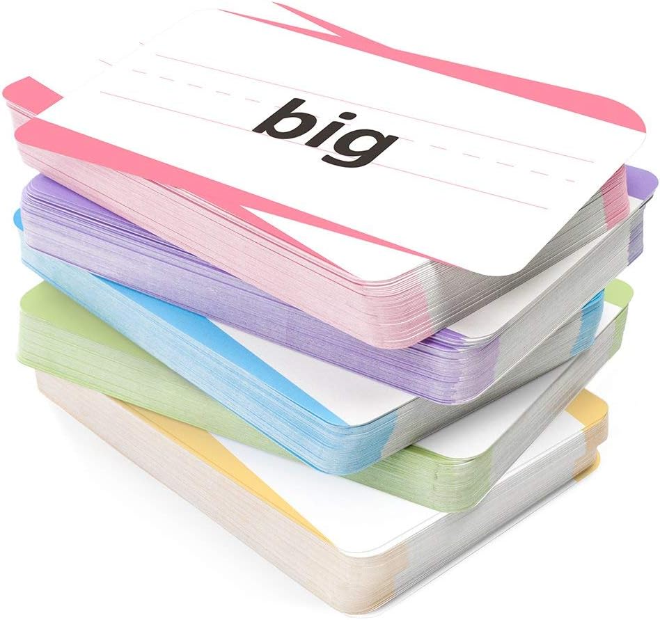 100 Vocabulary Flash Cards for Sight Words - 6 Learning Games per Deck for Preschool & Elementary Early Learning- All Grades Bundle