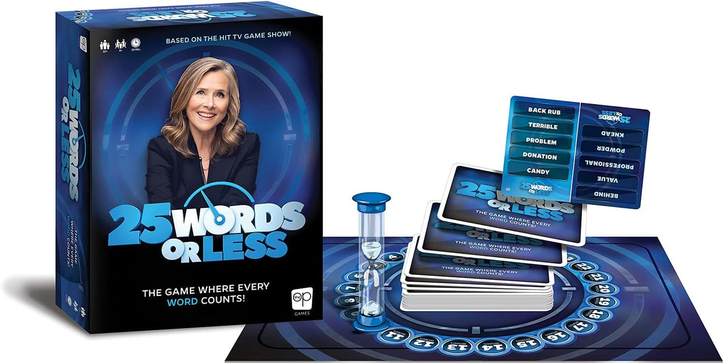 25 Words or Less | Fast-Paced Word Game | Friends & Family Board Game | Based on Popular TV Game Show with Meredith Vieira