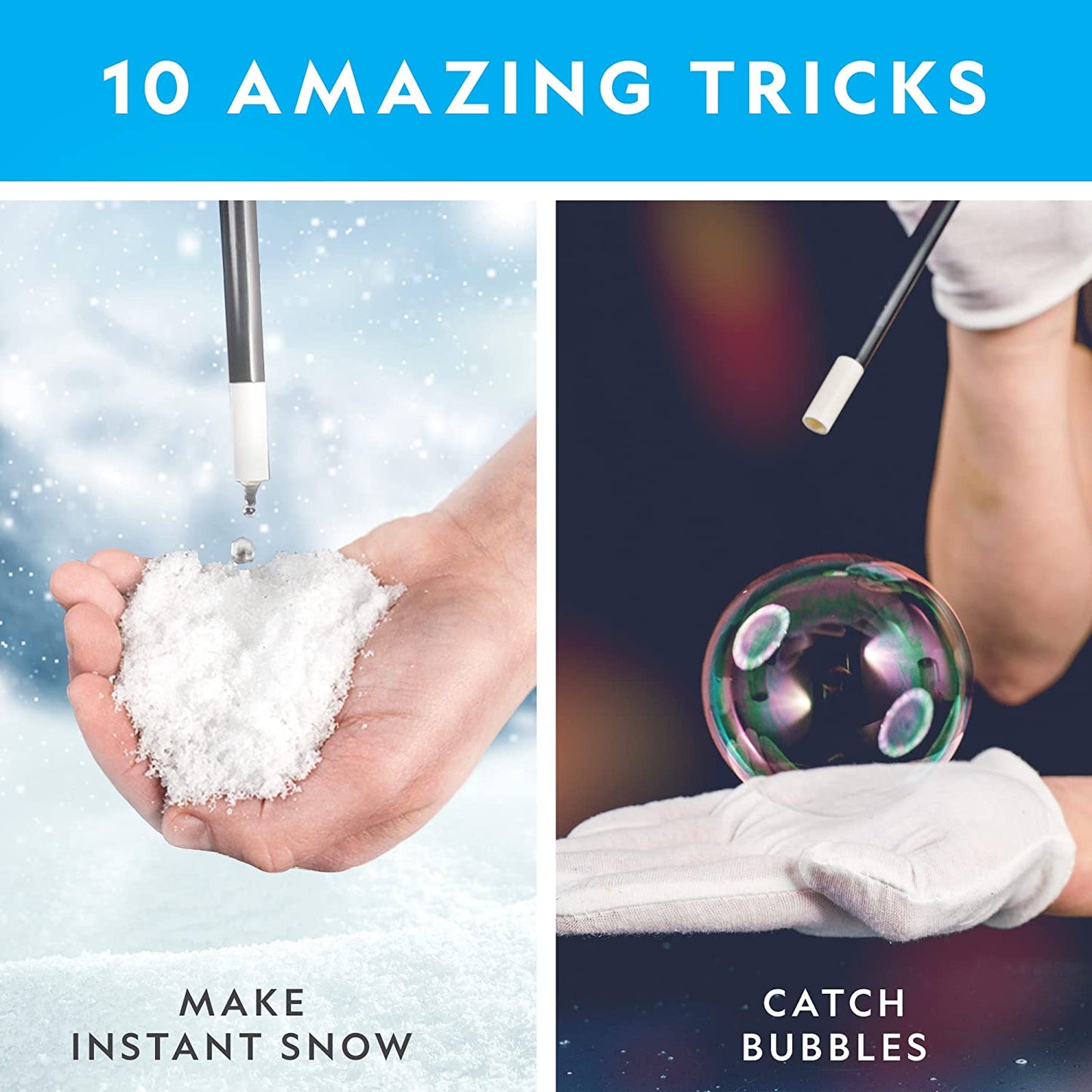 Magic Chemistry Set – Science Kit for Kids with 10 Amazing Magic Tricks, STEM Projects and Science Experiments, Science Toys, Great Gift for Boys and Girls 8-12 (Amazon Exclusive)
