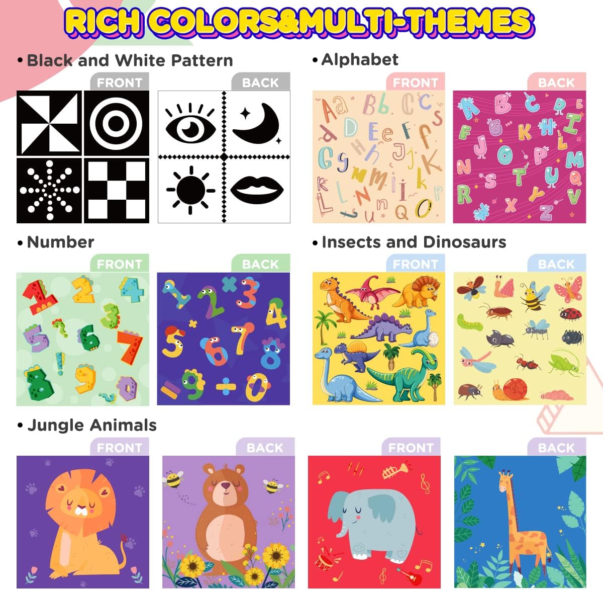 Baby Toys 6 to 12 Months, Toys for 1 years old, Baby Tissue Box Toy, Sensory Toys for 0-6-12-18 Months Infant Newborn Toddlers, Baby Soft Crinkle Toys, Early Learning Toys Boys Girls Baby Gifts