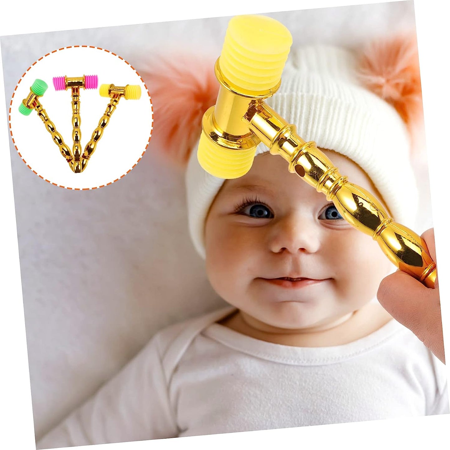 24 Pcs Baby Sports Toys Wooden Mallets for Children Kids Educational Toys Music Learning Toy Small Hammers Pound a Ball Game Children Pounding Toy Kids Pounding Toy Kid Favor Gavel