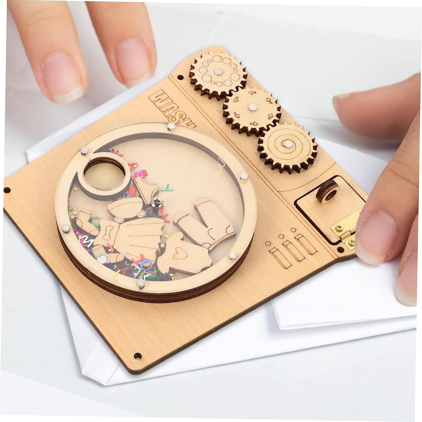 5 Sets Busy Board Accessories Baby Toy Wooden Playset Kids Educational Toys Educational Toys for Kids Sensory Board Babydoll Accessories for Toddlers Toddler Busy Board