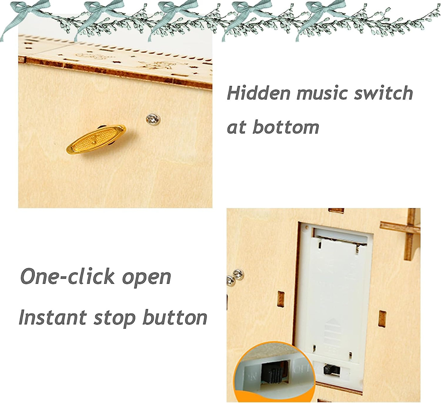 3D Puzzles - Ferris Wheel - Mechanical Model Brain Teaser Games Stunning Gifts for Adults and Teens(Lighting, Music)