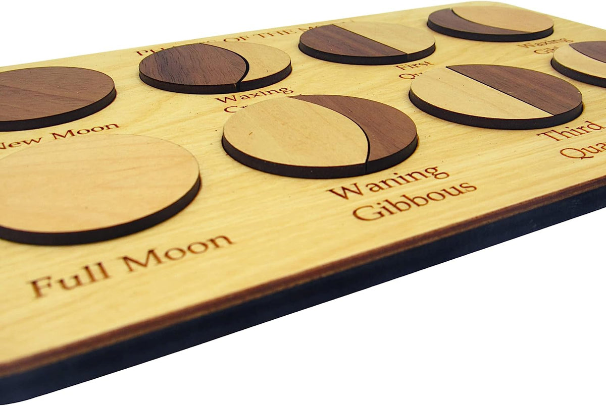 Moon Phases Puzzle - and Educational Toy for Learning The Lunar Cycle