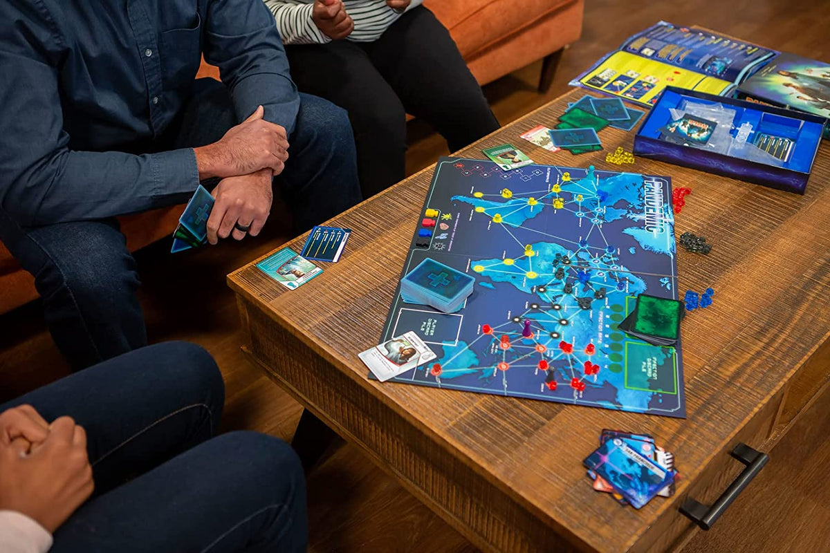 Pandemic Board Game (Base Game) | Family Board Game | Board Game for Adults and Family | Cooperative Board Game | Ages 8+ | 2 to 4 players | Average Playtime 45 minutes | Made by