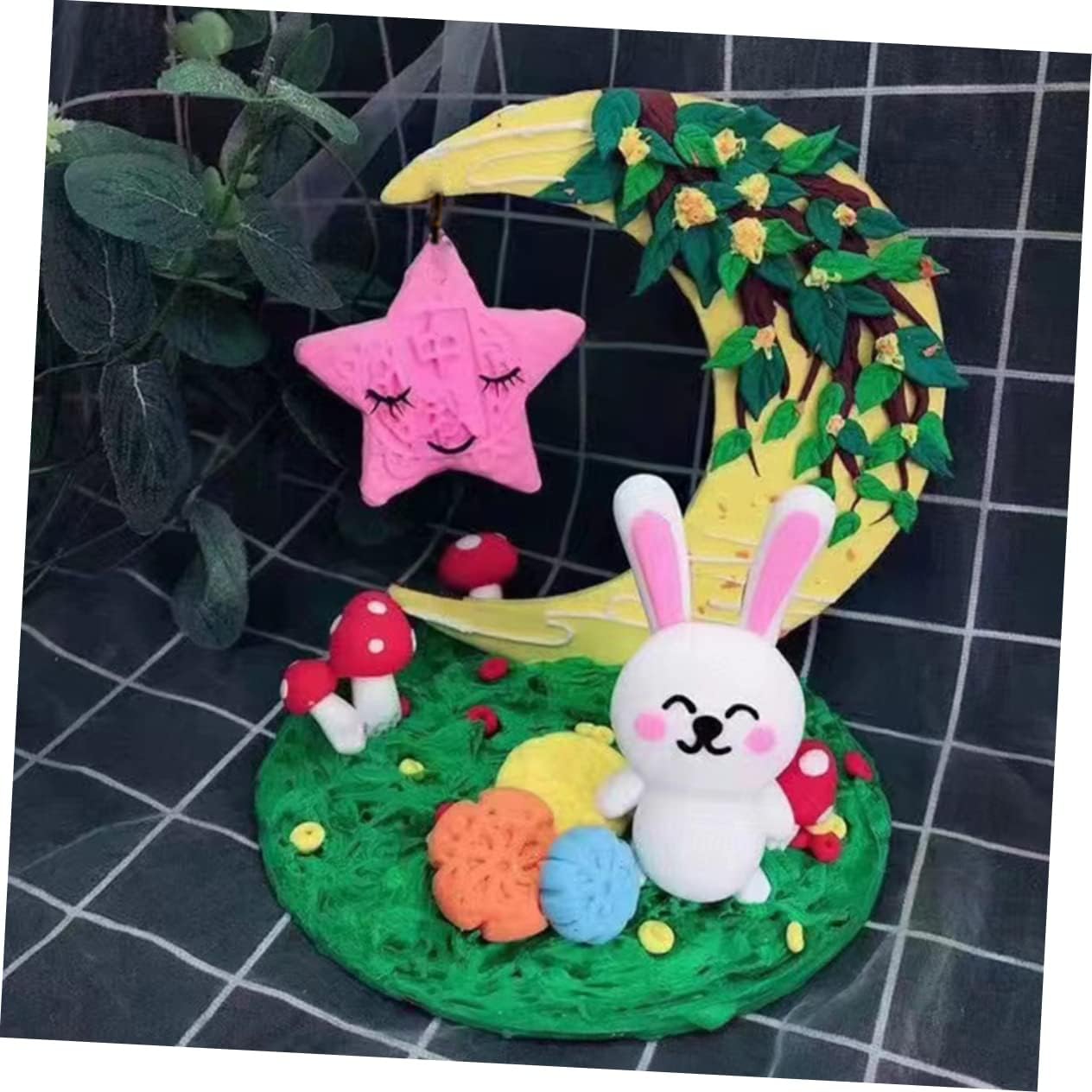 10 Pcs Moon Rabbit Ornament Toys for Children Rabbit Toy Bulk Puzzles for Kids Bunny Model Puzzle Kids Puzzles 3d Animal Puzzle Toy Kids 3d Puzzles 3d Puzzles for Kids