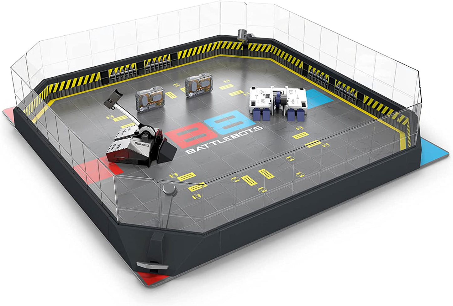 BattleBots Arena Bite Force & Blacksmith, Remote Control Robot Toys for Kids with Over 20 Pieces, STEM Toys for Boys & Girls Ages 8 & Up, Batteries Included