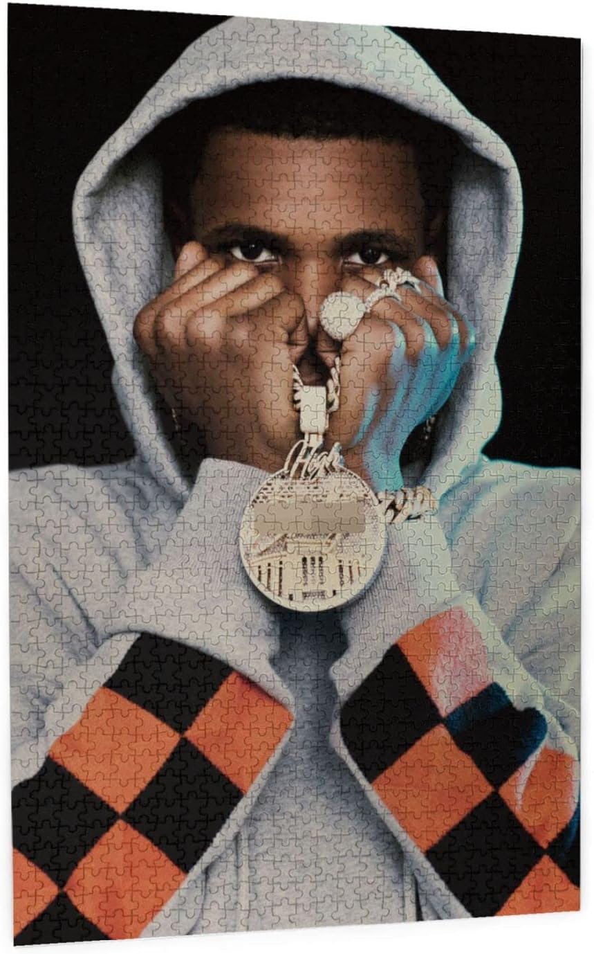 A Boo1gie W1it Da Ho1odie Wooden Puzzle, 1000 Piece Singer Puzzle and HD Reference Picture, Home Decoration, Puzzle Exercise Brain Game, Holiday Birthday Gift 20 * 30 inches