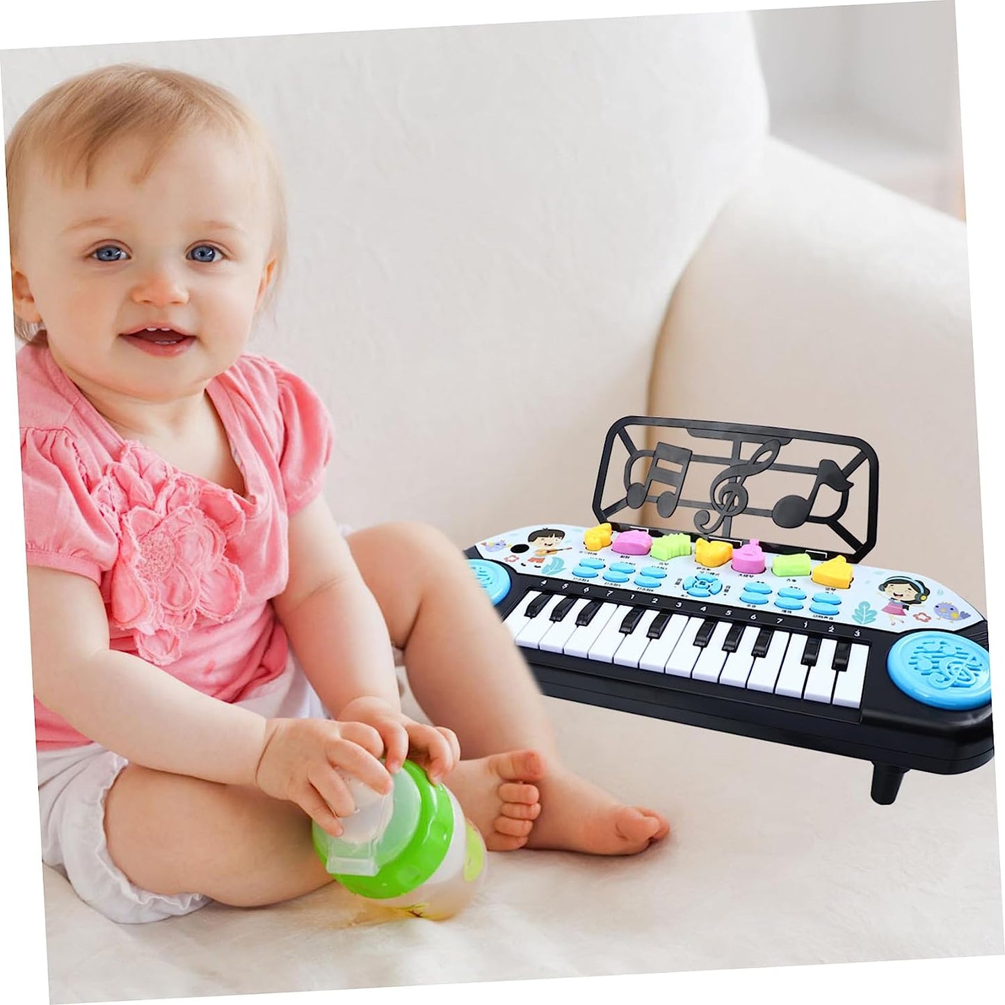 Electronic Organ Toys Kids Keyboard Piano Toy Piano Kids Piano Toy Electronic Keyboards Kids Toys for Girls Infant Toys Education Piano Toy Music Educational Toy Plastic Piano Mini
