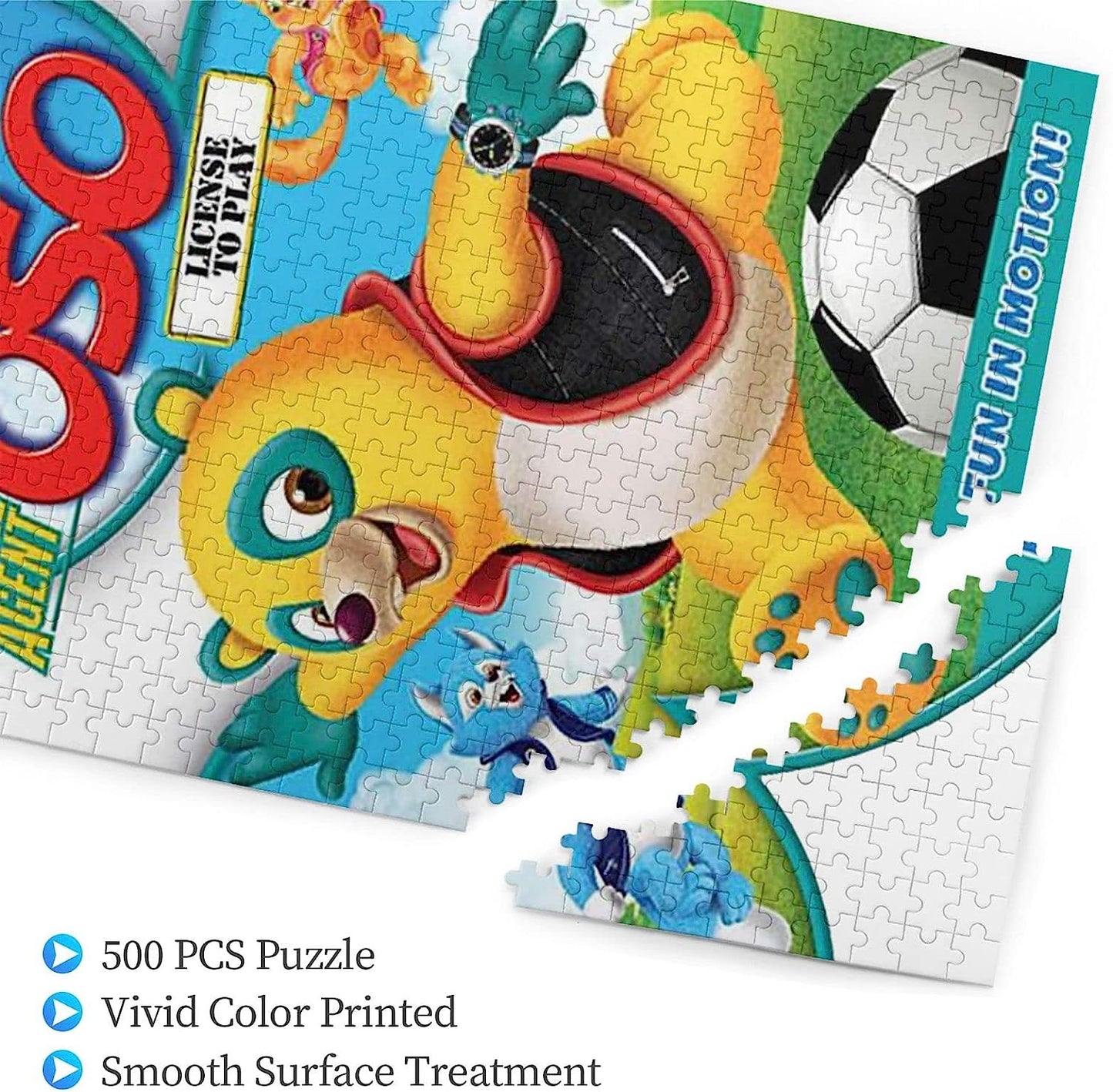 Special Anime Agent OSO Jigsaw Puzzle 500 Piece Anime Wooden Collage Puzzles for Teen Adults Brain Games Gifts 20.4x15 in