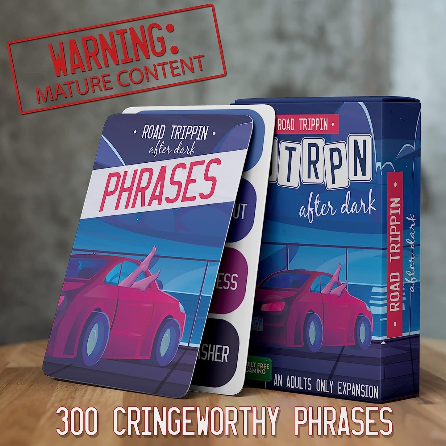Road Trippin - The License Plate Game - A Competitive Word Game Where You Create & Guess Vanity License Plates (2+ Players) (After Dark Expansion)