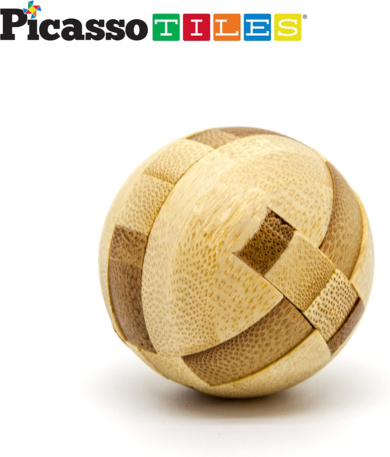 8 Styles Interlocking Sensory Toys Wooden Burr Cube, Ball and Barrels Logic Skill Genius Puzzle Brain Teaser Games & Intellectual 3D Assembling Educational Toy Set for Kids & Adults PTP08