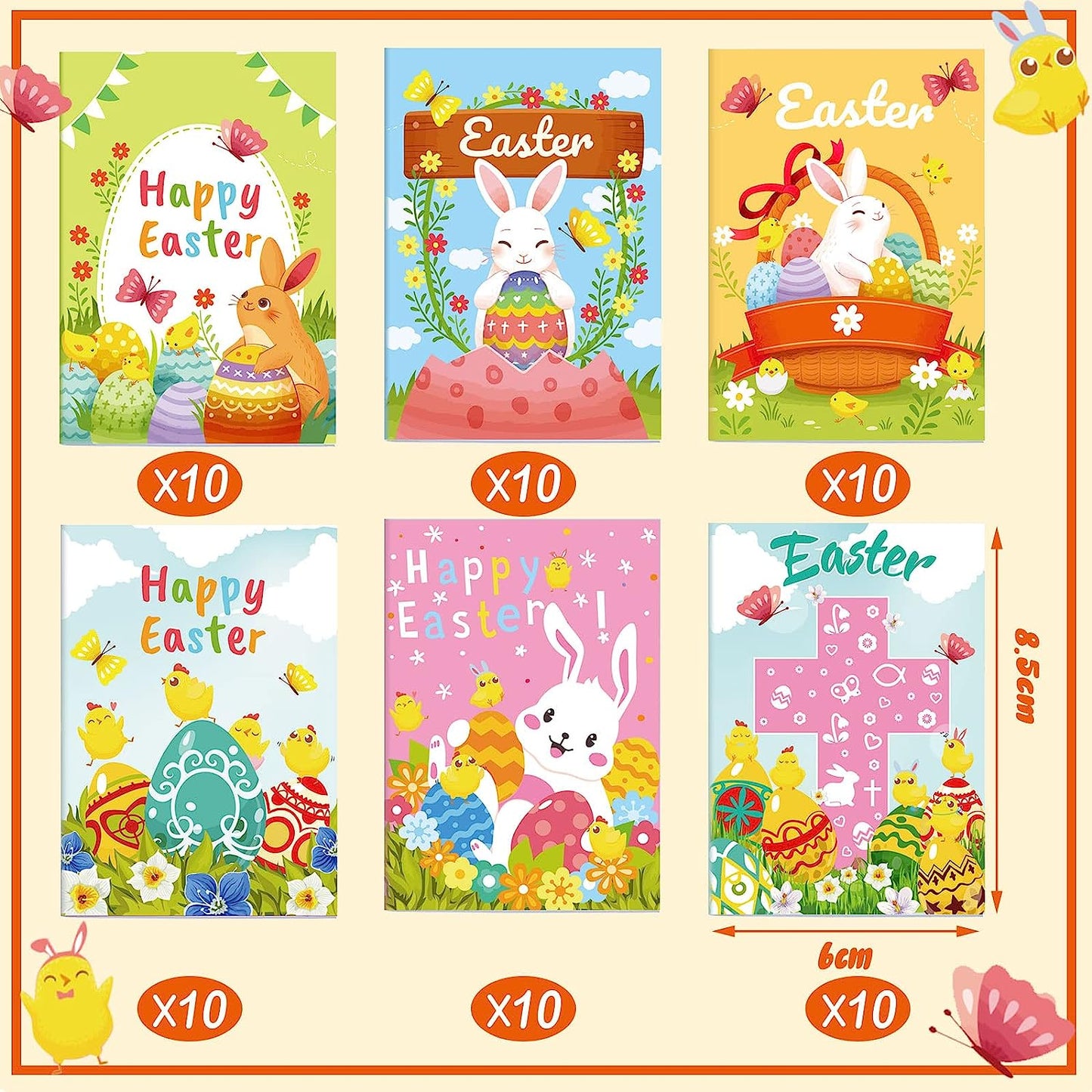 60 Pieces Easter Activity Books Easter Gifts for The Little Ones Includes Mazes, Word Search, and More Fun Games Easter Activity Books for Basket Stuffers Class Activity Supplies
