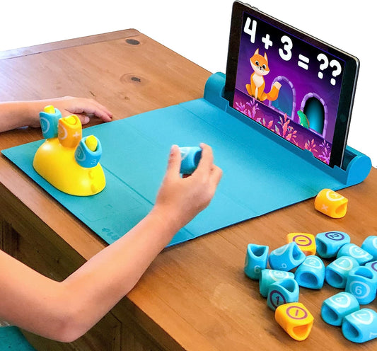 Play STEM Toy Math Game - Plugo Count (Kit + App with 5 Interactive Math Games) Educational Toy for 4 5 6 7 8 Year Old Birthday Gifts | Story-Based Learning for Kids (Works with tabs/mobiles)