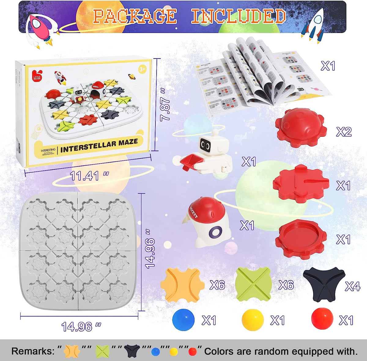 Kids Toys STEM Board Games, Smart Logical Road Builder Brain Teasers Puzzles for 3 to 4 5 6 7 Year Old Boys Girls, Educational Xmas Gifts for Ages 3-5 Preschool Classroom Learning