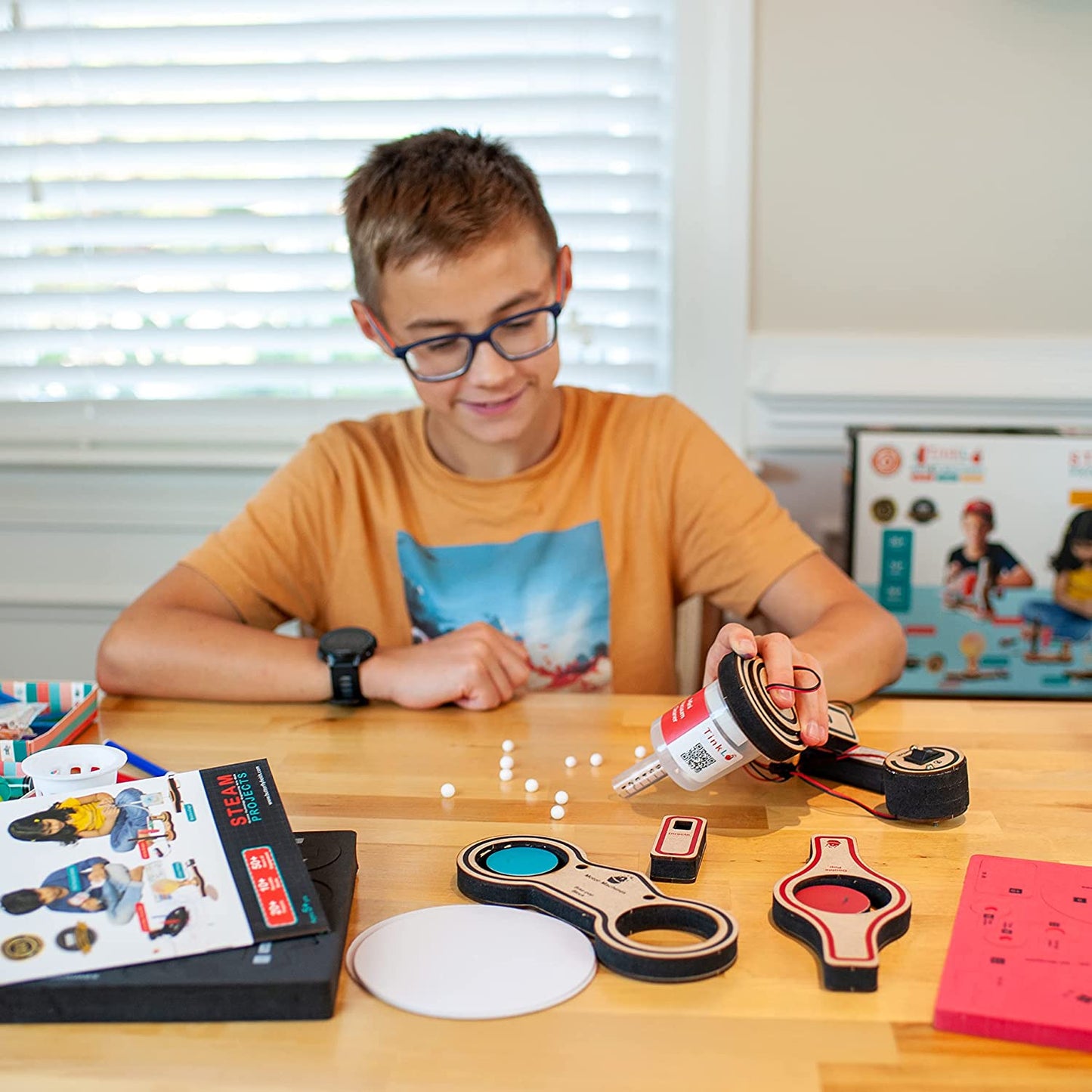 ButterflyEdufields 25+ Science Experiments Kit for Kids Ages 5-8-10 | STEM Projects with Electric Motor | STEM Toys | Best Gift for 5-10 Year Old Boys