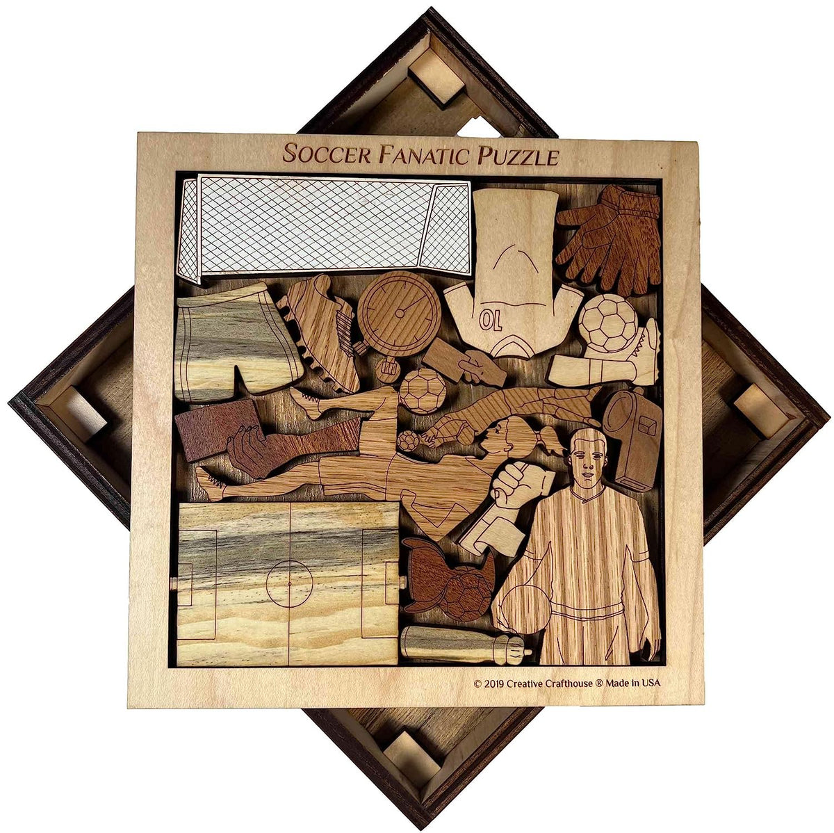 Soccer Fanatic Wood Puzzle For The Sports Lover in Your Life