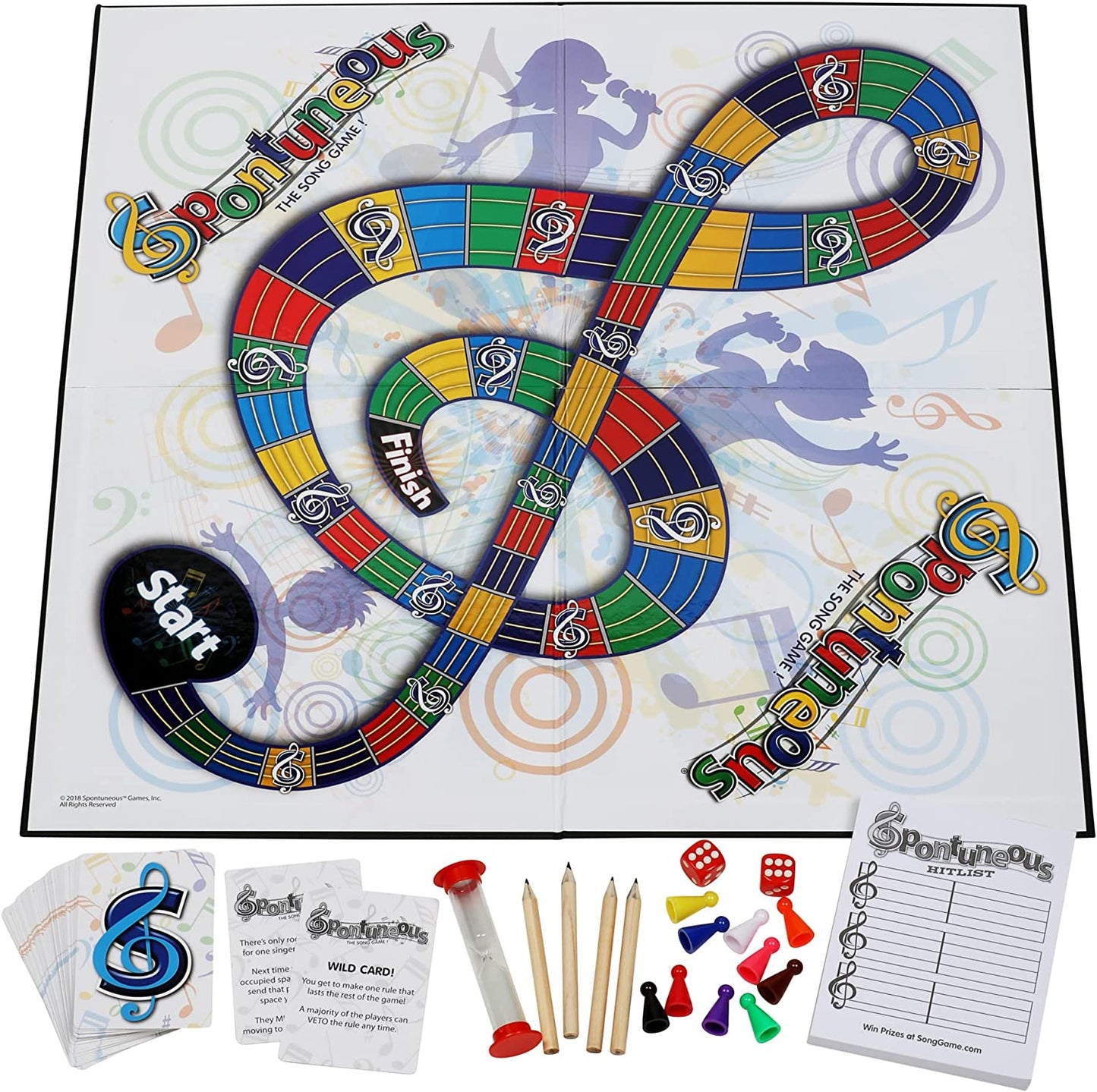 The Song Game - Sing It or Shout It - Talent NOT Required - Family Party Board Game…