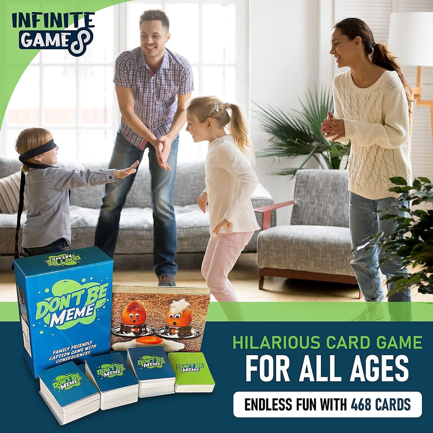 Don’t Be Meme - Family Games, Fun Games for Family Game Night, Card Games Kids 8-12, Board Games for Family Night, Family Games for Kids and Adults, Card Games Teens, Family Board Games, Teen Games