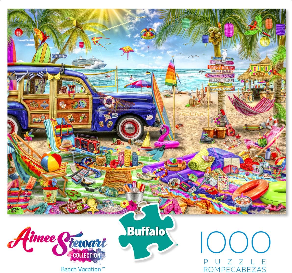 Aimee Stewart - Beach Vacation - 1000 Piece Jigsaw Puzzle