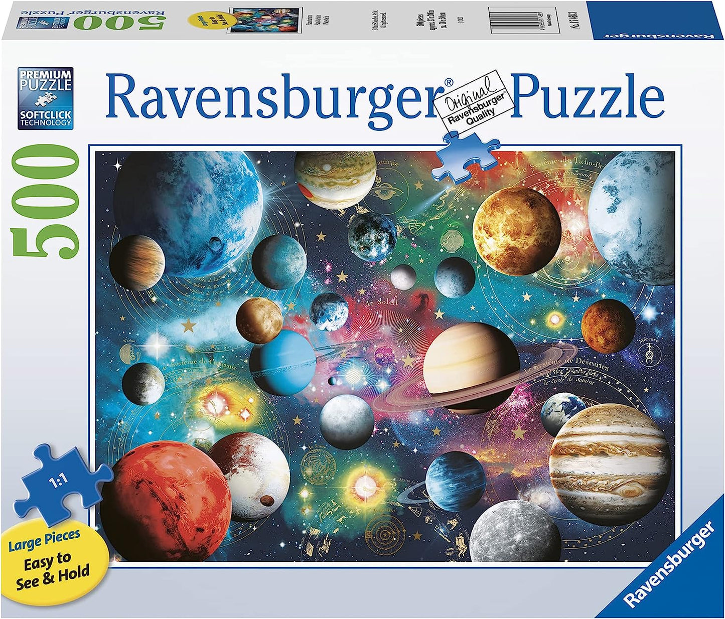 Planetarium 500 Piece Large Format Jigsaw Puzzle for Adults - 17468 - Every Piece is Unique, Softclick Technology Means Pieces Fit Together Perfectly