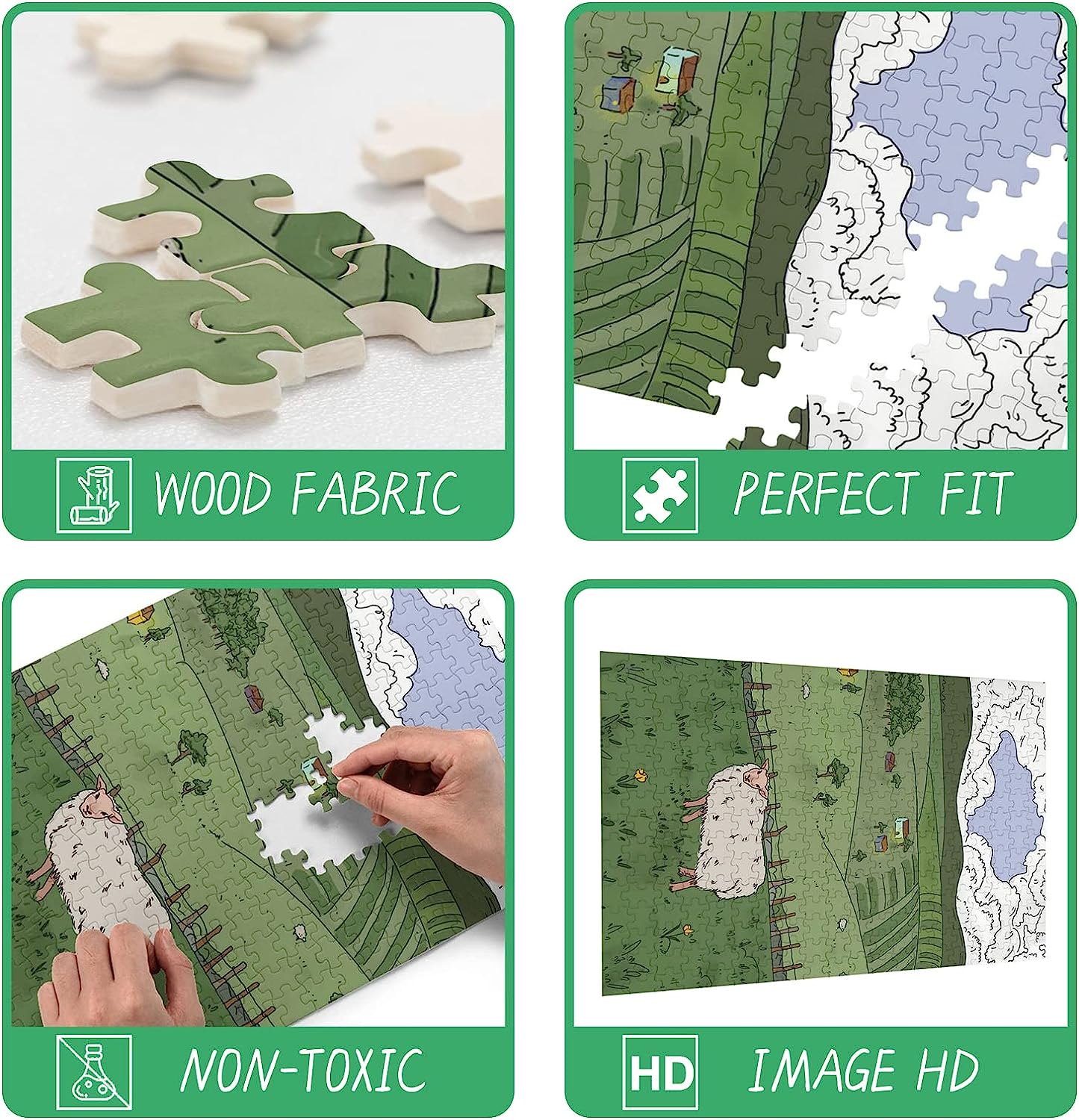 Childhood Bookstore Puzzles Adult Puzzle 1000 Piece - for Players Who Like to Challenge The Difficult and Unlock More Complex Patterns in Hd - Wooden & Fine Gift
