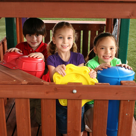 NE 4895 Outdoor Rhythm Band Swing Set Music Play Kit (Pack of 3), Multi-Colored