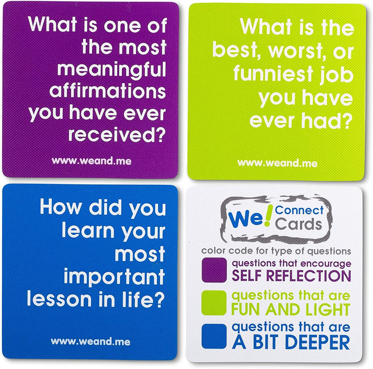 Connect Cards Icebreaker Questions Trust Building Games Teambuilding Activities Conversation Starters for Meetings and Workplace As Seen on TEDx (60 Cards)