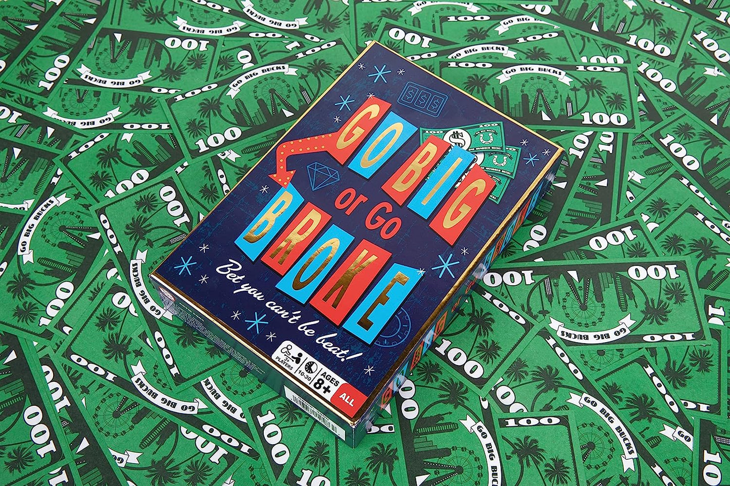 Go Big or Go Broke - A Fun Family-Friendly Party Game for Kids, Teens, and Adults 3+ Players