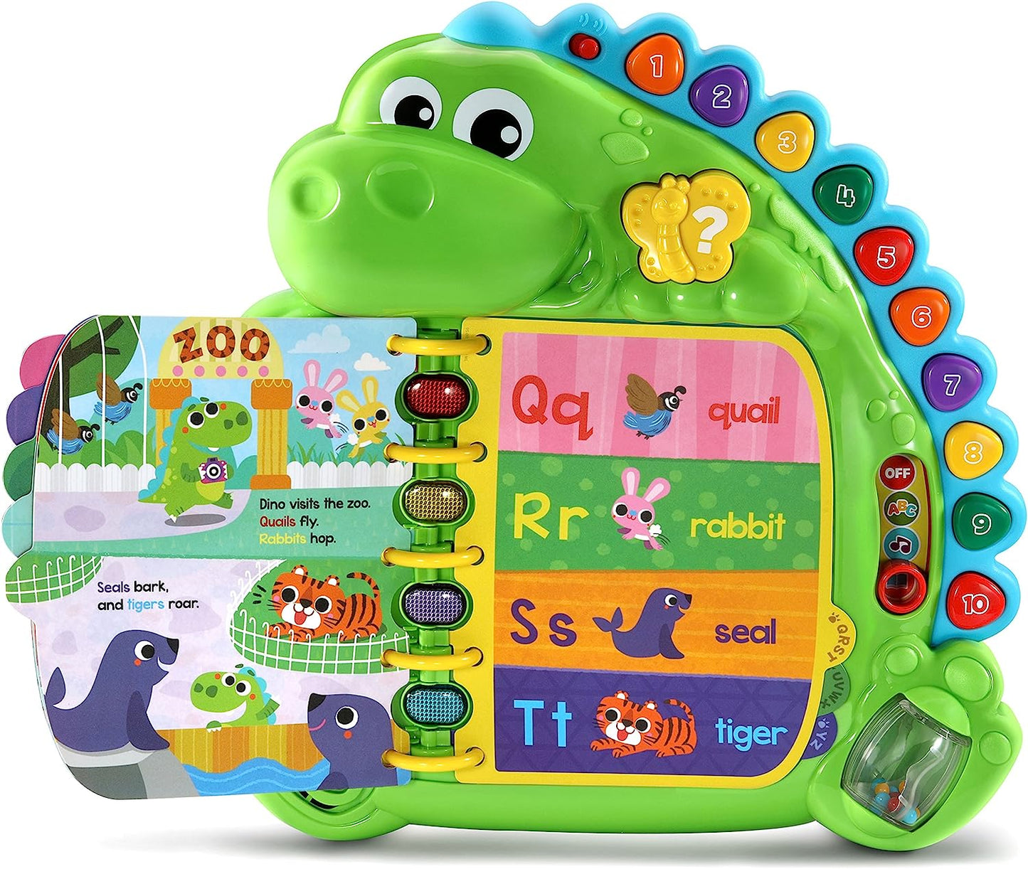 Dino's Delightful Day Alphabet Book, Green