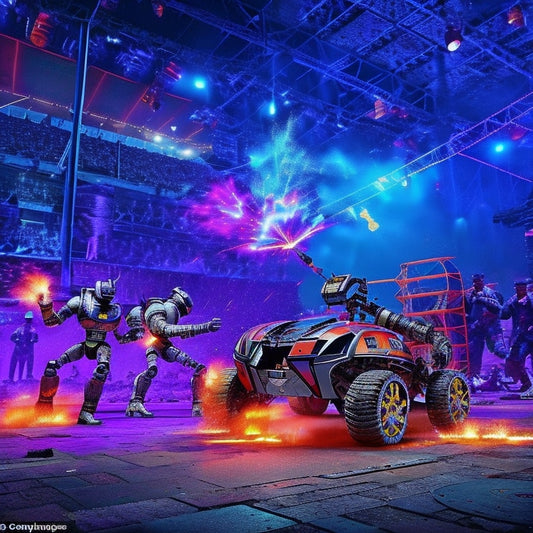 Get ready for an electrifying showdown! Discover the epic clash between Bite Force and Blacksmith in the thrilling Battlebots Arena. Don't miss out!