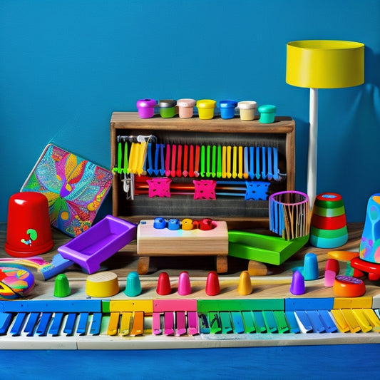 Discover the secret to boosting your baby's brain power with our collection of captivating musical toys and music kits. Unleash their inner maestro today!