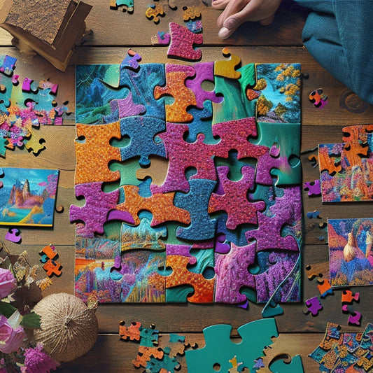 Unleash your inner puzzle master with the ultimate jigsaw puzzle challenge! Dive into the world of puzzles with our mind-bending jigsaw puzzle book. Start solving now!