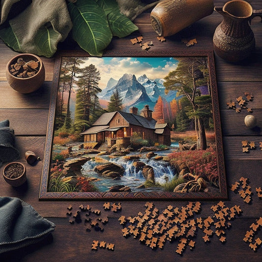 Discover the enchantment of Wooden Wonders' small wooden jigsaw puzzles for adults. Unleash your inner puzzle master with these captivating and challenging brain teasers.